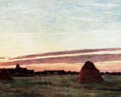 克劳德 莫奈 : Haystacks At Chailly